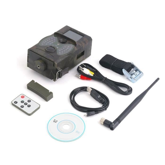 Piège photographique — 12 MP GSM MMS pour la surveillance de la faune