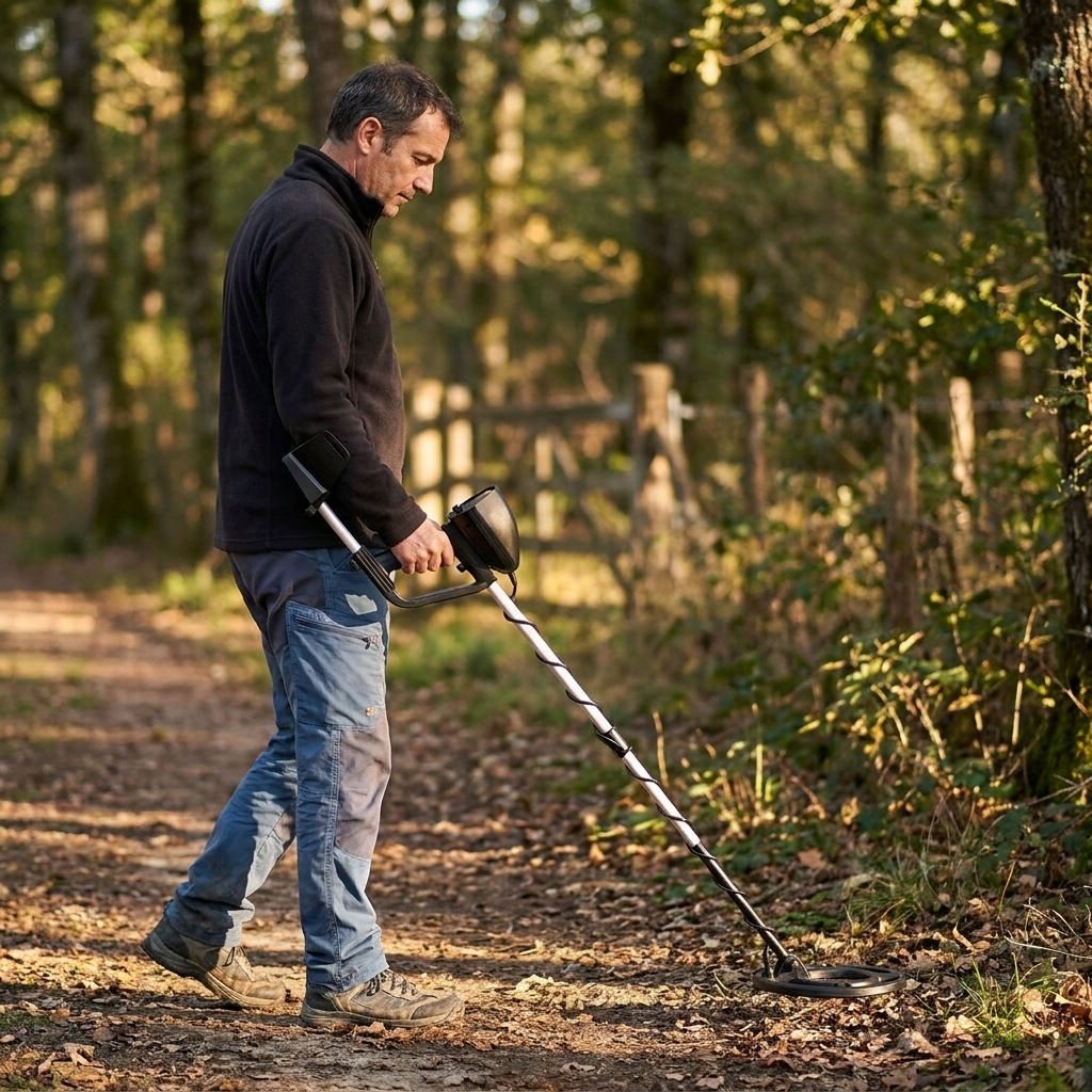 Détecteur de métaux plage et forêt - Explorateur 100