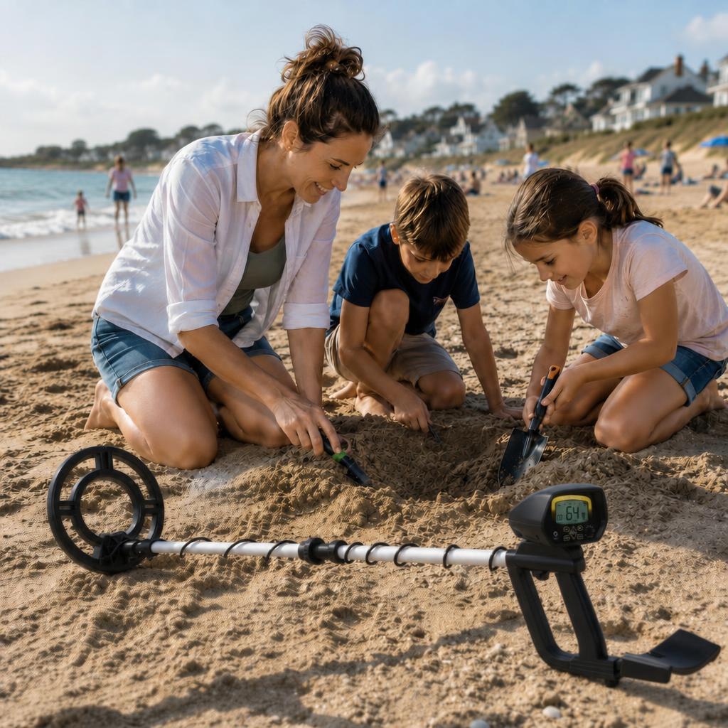 Détecteur de métaux plage et forêt - Explorateur 100