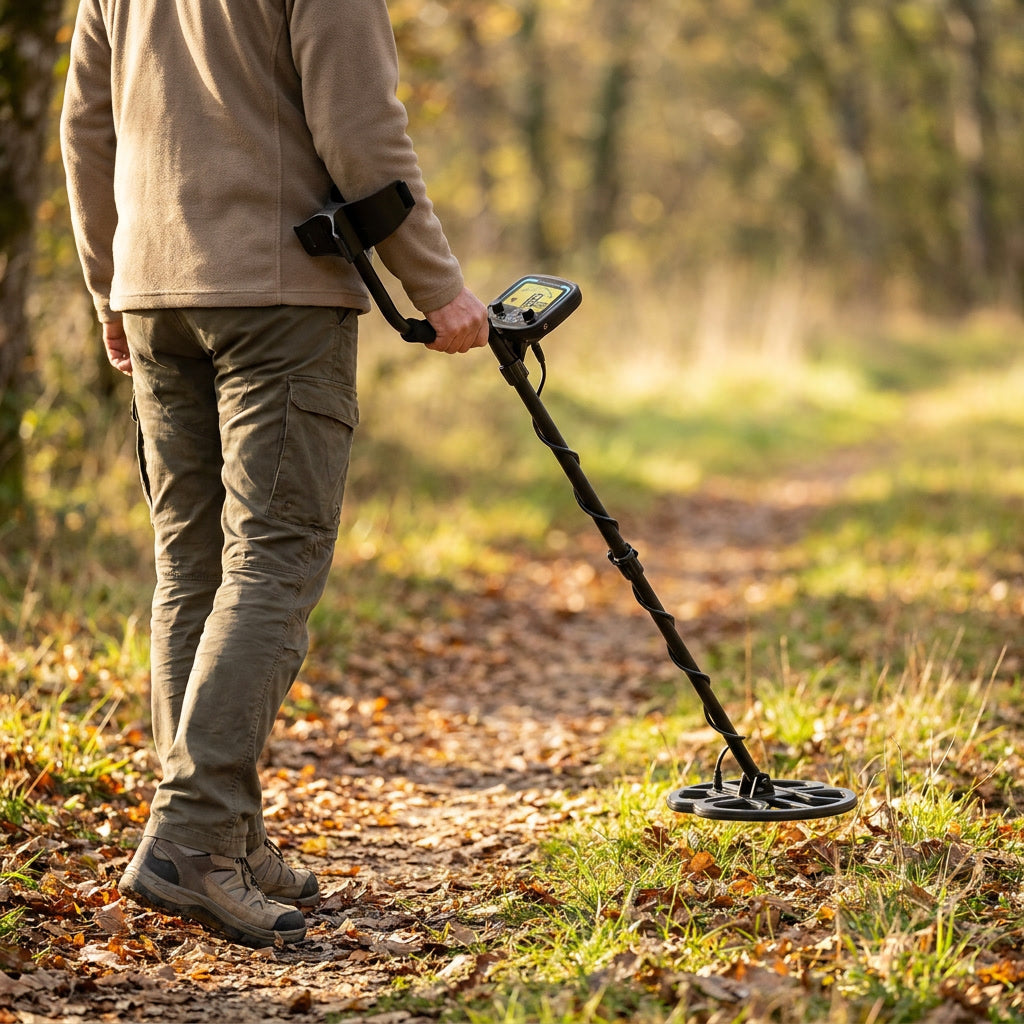 Détecteur de métaux plage et forêt, étanche, jusqu'à 1,5 m de profondeur - Explorateur 180