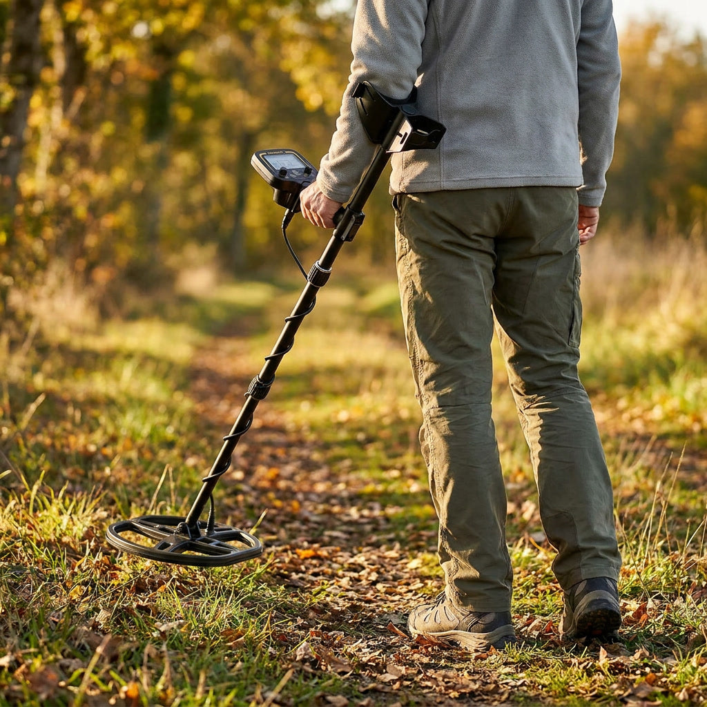 Détecteur de métaux plage et forêt, jusqu'à 1 m de profondeur - Explorateur 160