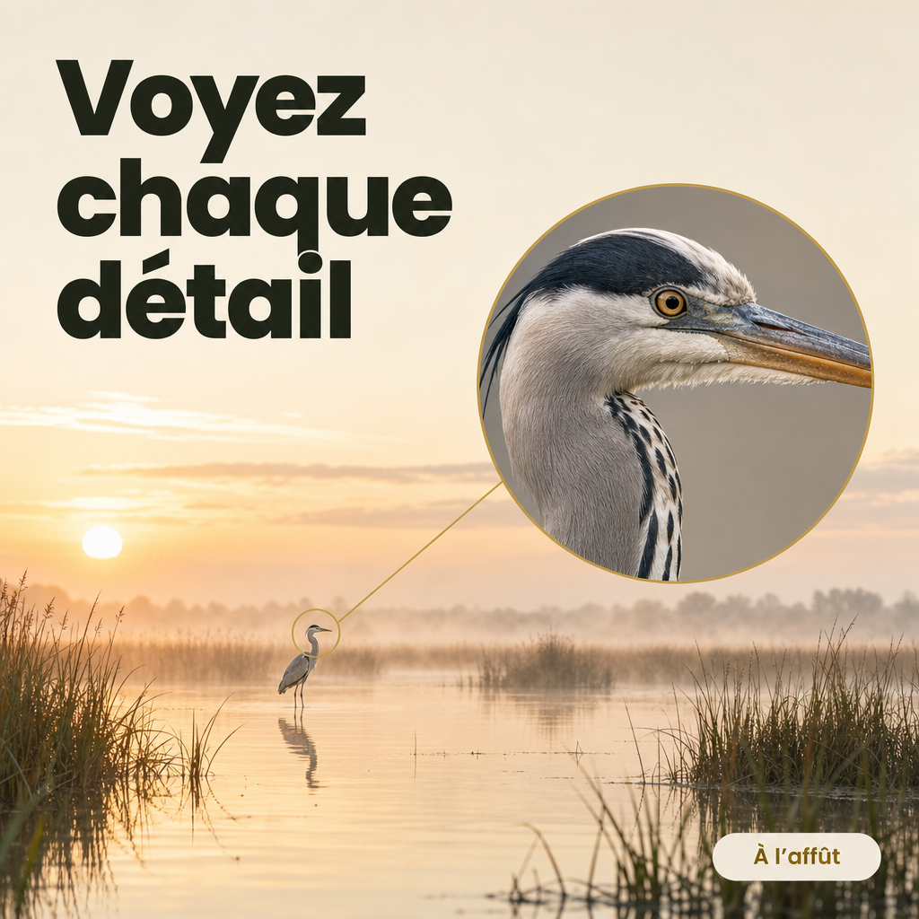 Longue-vue 25-75x70 pour ornithologie et observation des oiseaux - Explorateur 750
