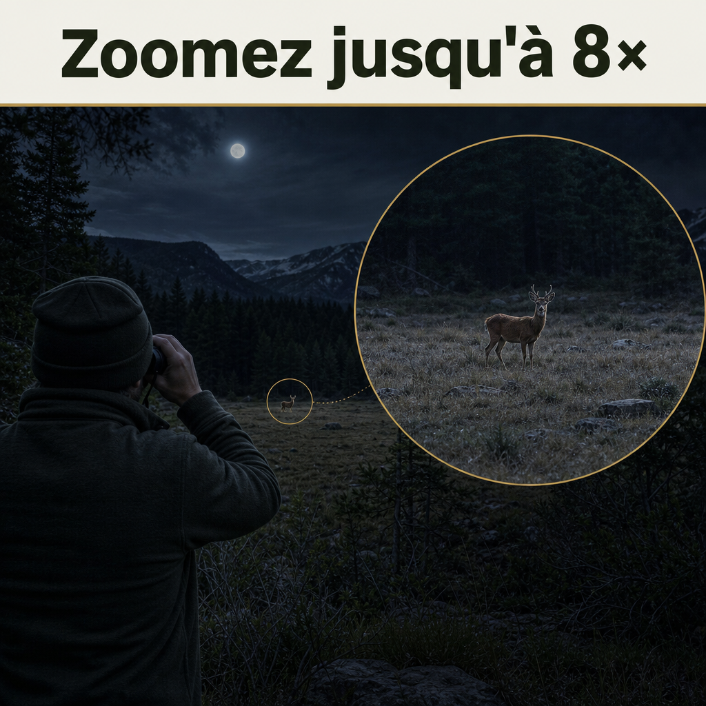Jumelles vision nocturne pour la chasse