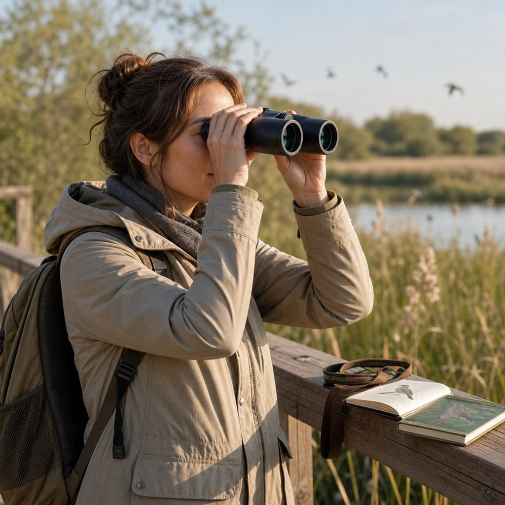 Jumelles 12x42 pour randonnée, ornithologie et observation des oiseaux - Explorateur 650