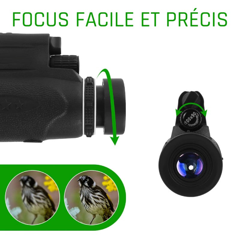 Longue-vue x20 pour l'ornithologie