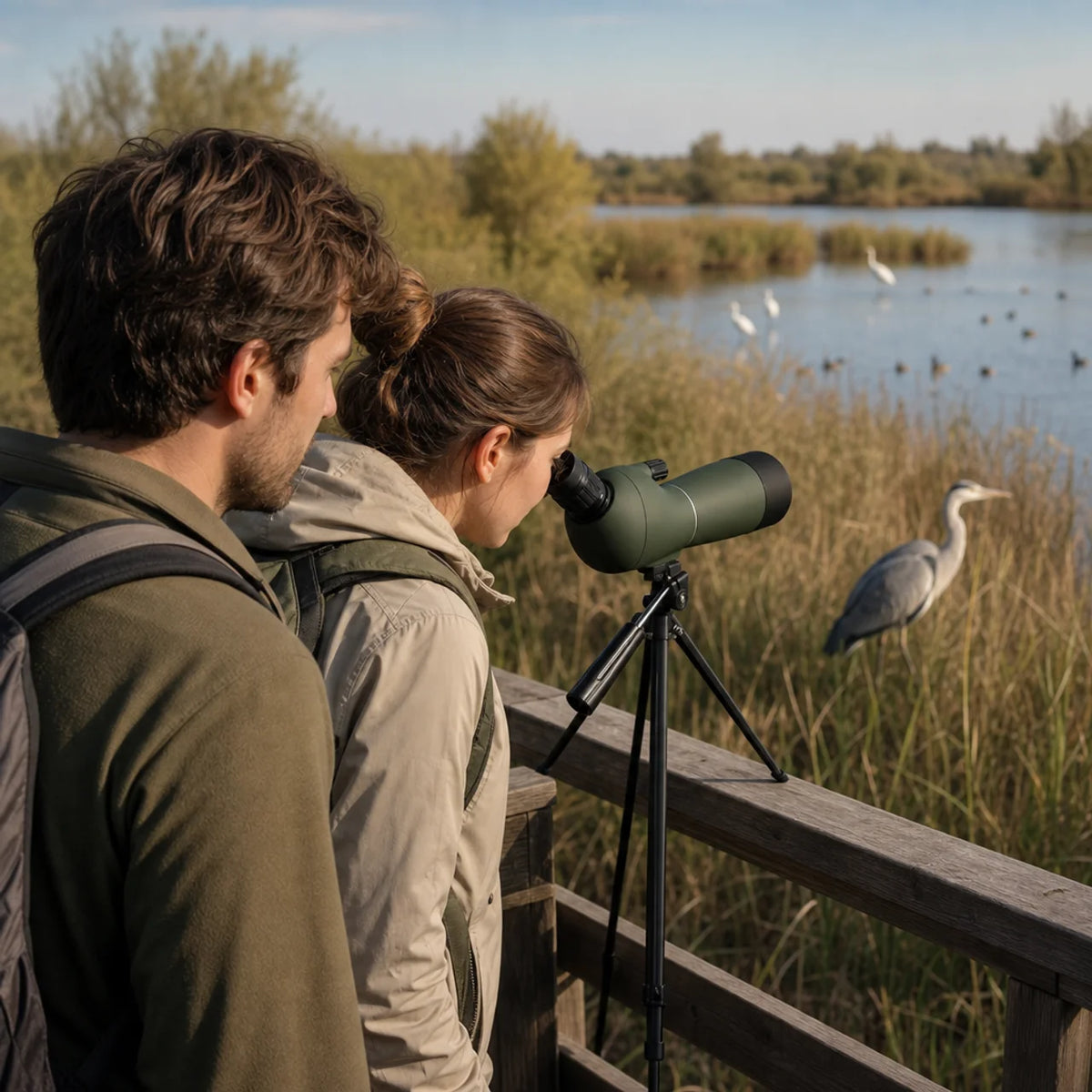 Longue-vue 20-60x60 pour ornithologie et observation des oiseaux - Explorateur 720